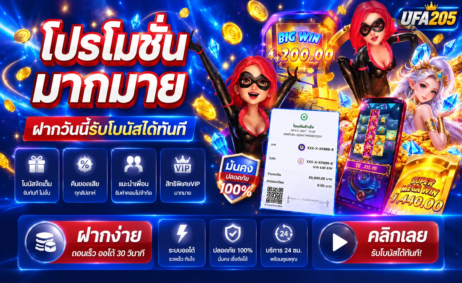 ภาพประกอบ UFA205 โปรโมชั่นล่าสุด วิธีอ่านโบนัสและเงื่อนไข