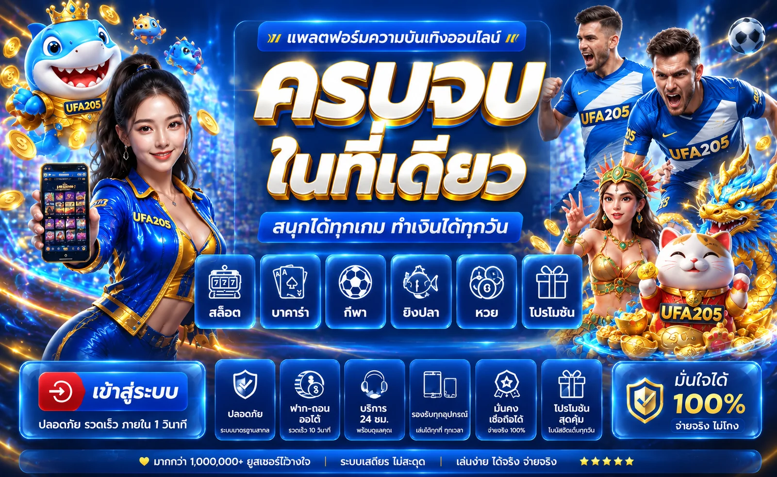 ภาพประกอบ UFA205 ทางเข้าและเข้าสู่ระบบอย่างปลอดภัย