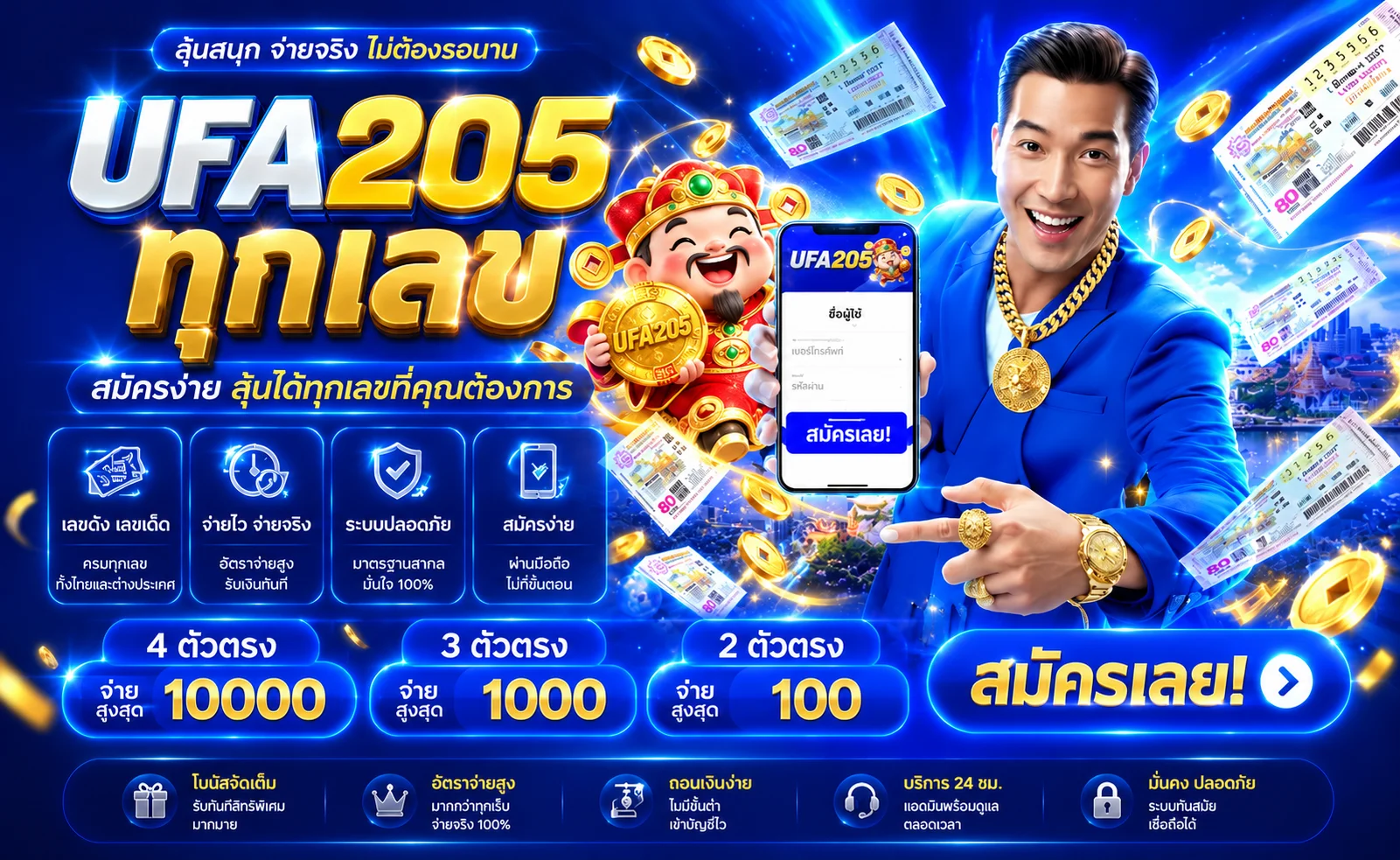 ภาพประกอบ UFA205 หวยออนไลน์ วิธีอ่านผลและเลือกประเภทสลาก